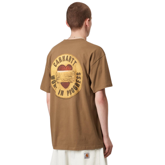 Carhartt - S/S Button T-Shirt - Hamilton Brown - T-Shirt