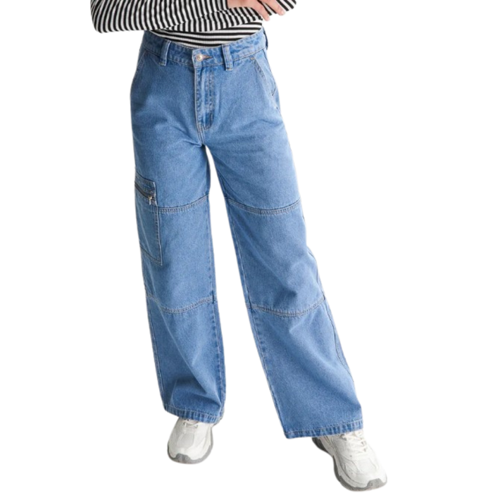 Jeanshose - 24 Colours - Blau - Baggy Fit Jeans