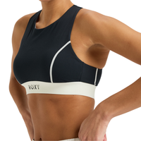 Bold Moves Bra - Roxy - Anthracite - Fitness-Shirt