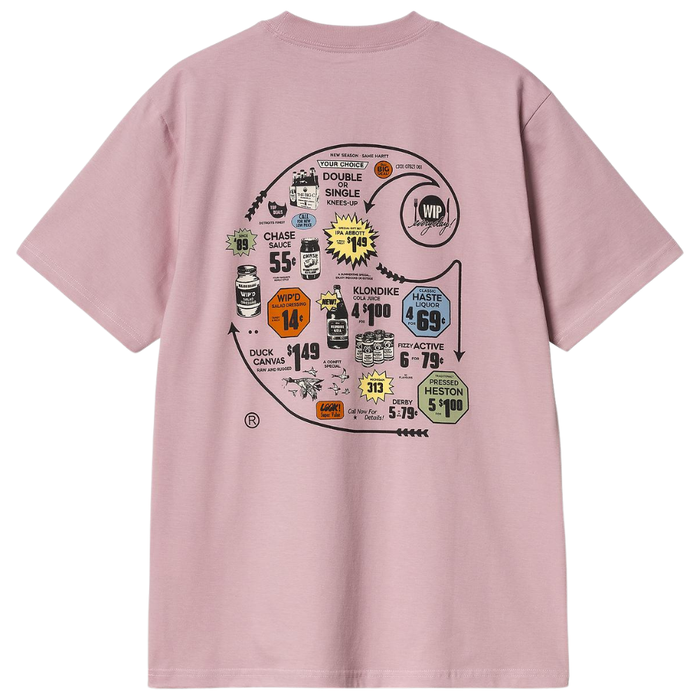 Carhartt - S/S Catalogue C Logo T-Shirt - Hortensia - T-Shirt