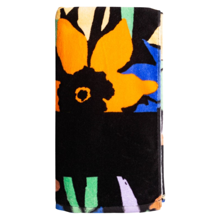COLD WATER PRINTED - Roxy - ANTHRACITE FLOWER JA - Handtuch