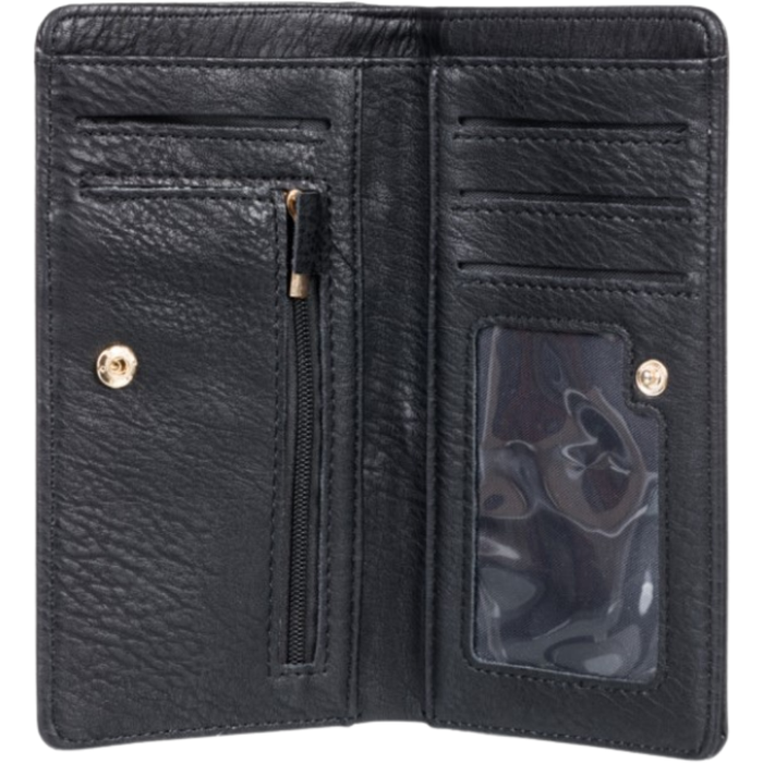 CRAZY WAVE - roxy - Anthracite - PU-Geldtasche