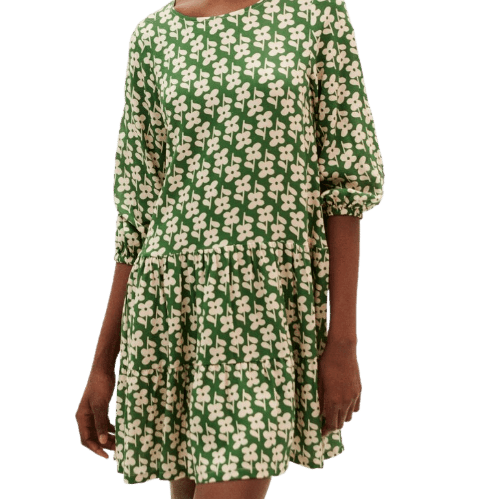 DAISY LILY DRESS - Thinking Mu - Green - Kleid Kurz