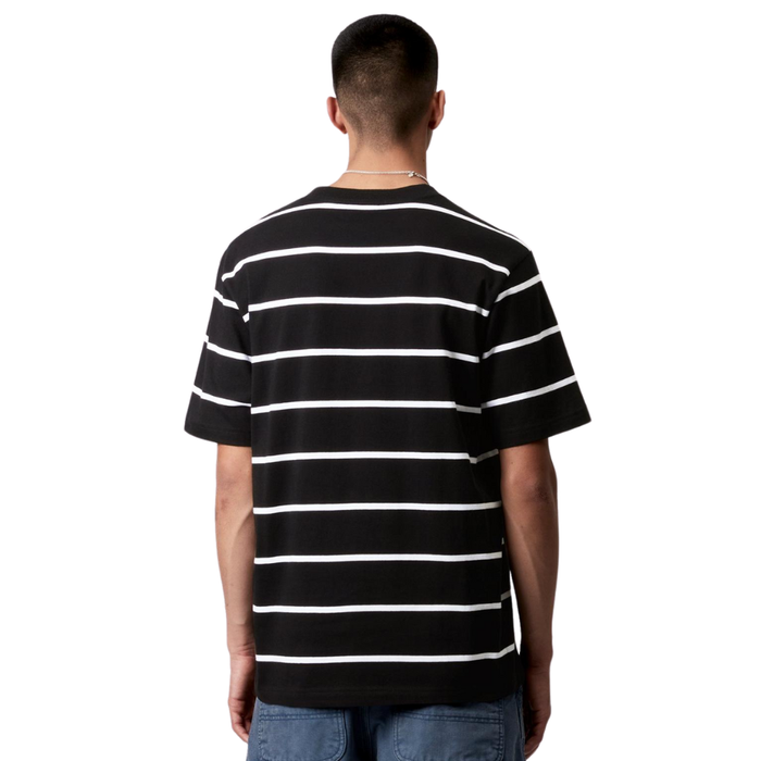 Carhartt - S/S Aiken Pocket T-Shirt - Aiken Stripe, Black - T-Shirt