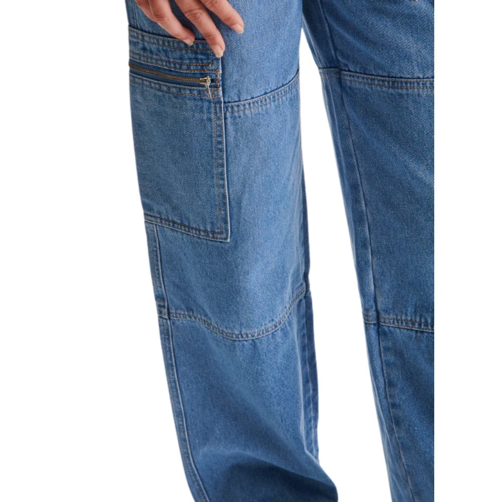 Jeanshose - 24 Colours - Blau - Baggy Fit Jeans