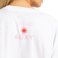 Atlas Hangloose - Roxy - Bright White Hawaii - T-Shirt