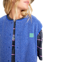 Cropped Vest - Quiksilver - Surf the Web - Fleece Weste