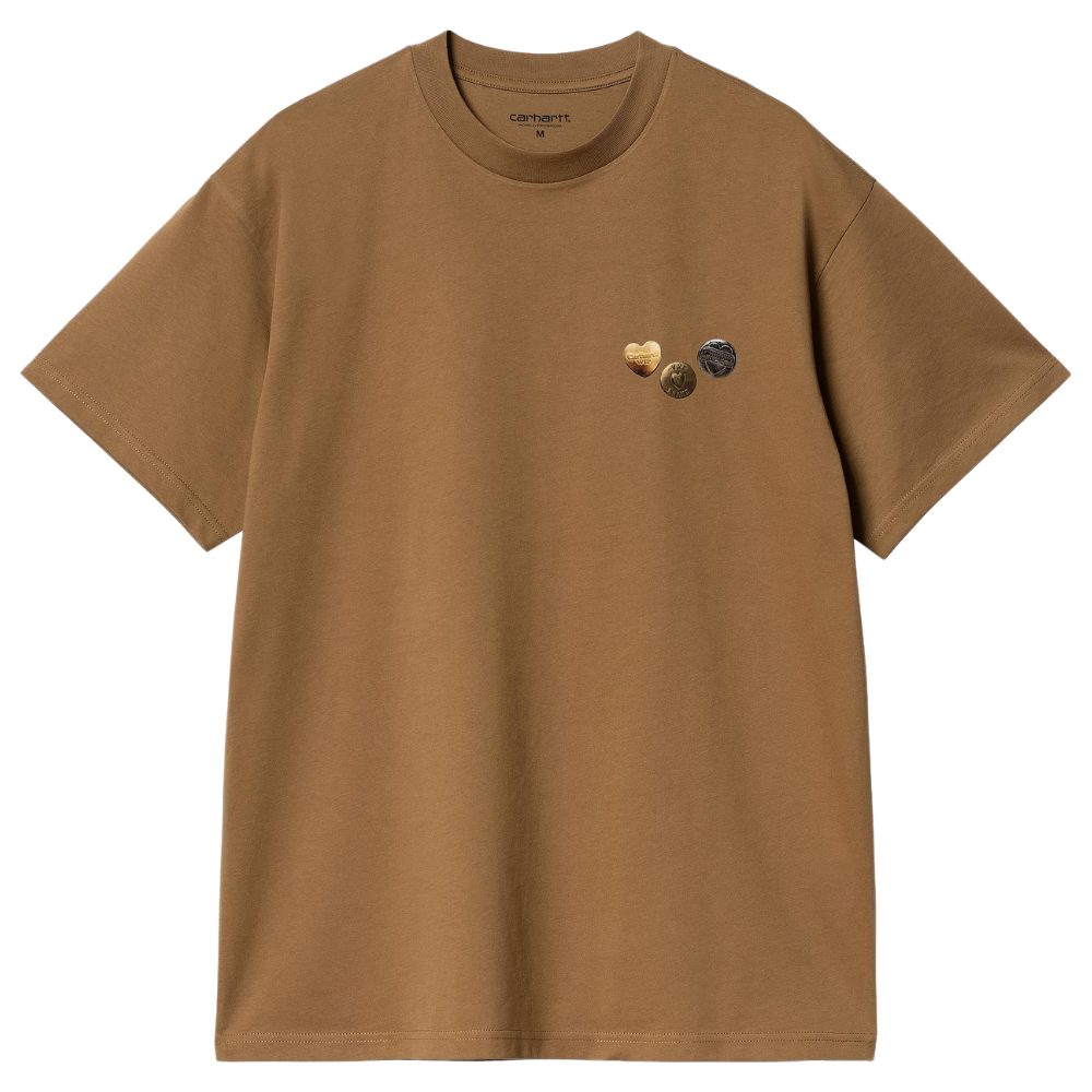 Carhartt - S/S Button T-Shirt - Hamilton Brown - T-Shirt