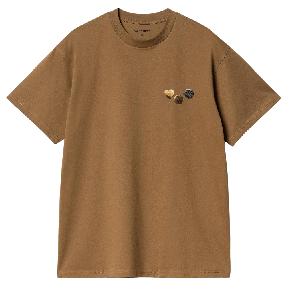 Carhartt - S/S Button T-Shirt - Hamilton Brown - T-Shirt