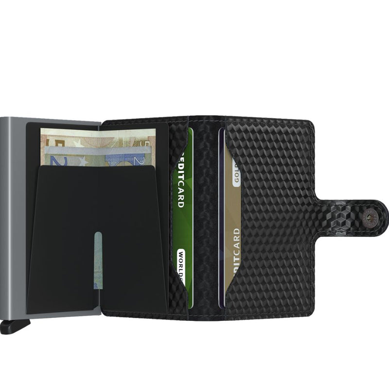 Miniwallet - Secrid - Cubic Black-Titanium - Tech Wallet