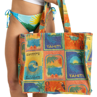 Atlas Tote - Roxy - Atlas Atlas Print - Strandtasche