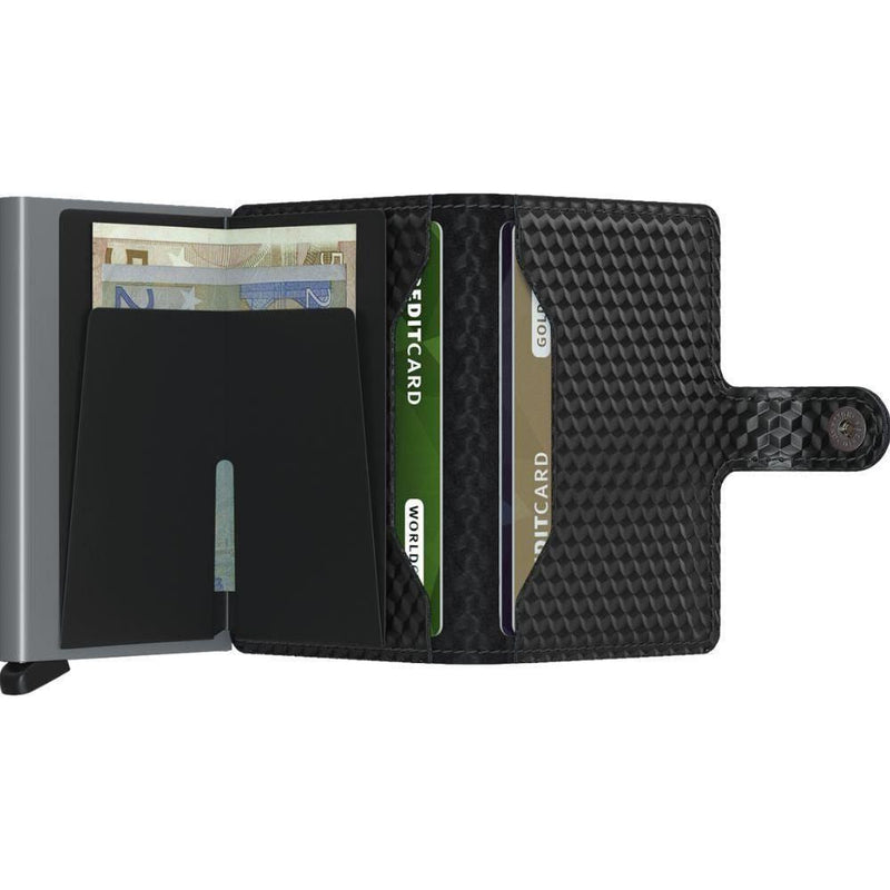 Miniwallet - Secrid - Cubic Black-Titanium - Tech Wallet