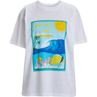 Atlas Hangloose - Roxy - Bright White Fiji - T-Shirt