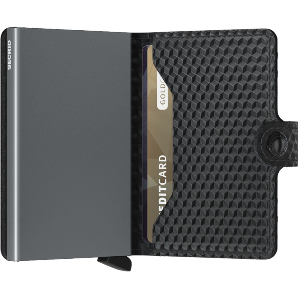 Miniwallet - Secrid - Cubic Black-Titanium - Tech Wallet