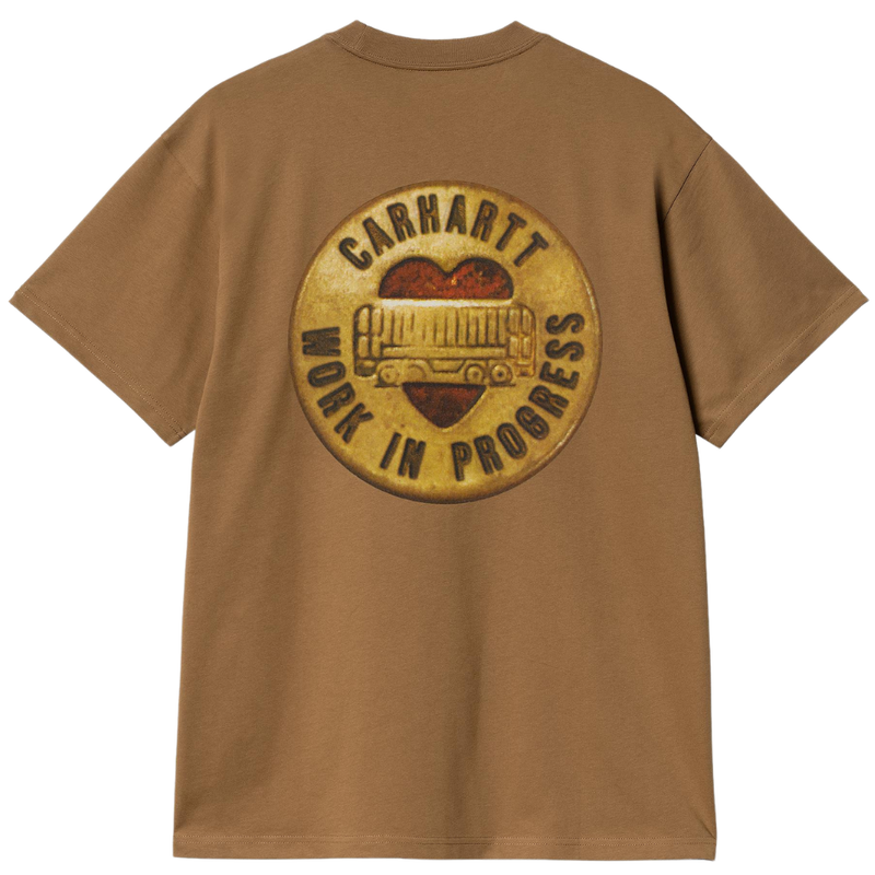 Carhartt - S/S Button T-Shirt - Hamilton Brown - T-Shirt