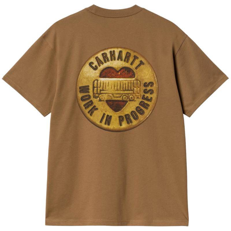 Carhartt - S/S Button T-Shirt - Hamilton Brown - T-Shirt