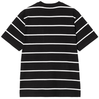 Carhartt - S/S Aiken Pocket T-Shirt - Aiken Stripe, Black - T-Shirt