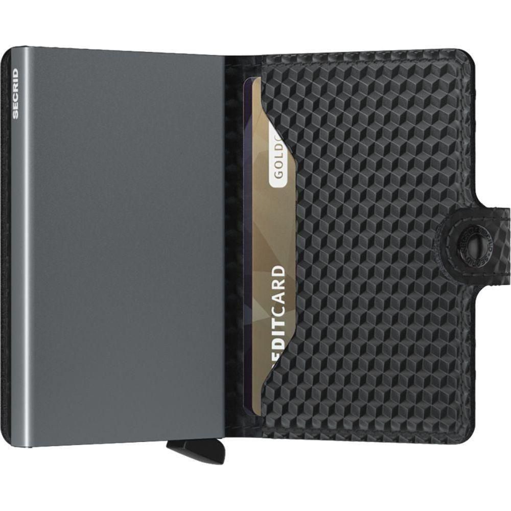 Miniwallet - Secrid - Cubic Black-Titanium - Tech Wallet