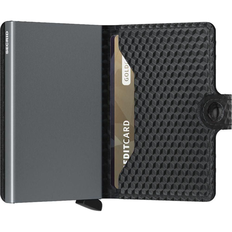 Miniwallet - Secrid - Cubic Black-Titanium - Tech Wallet