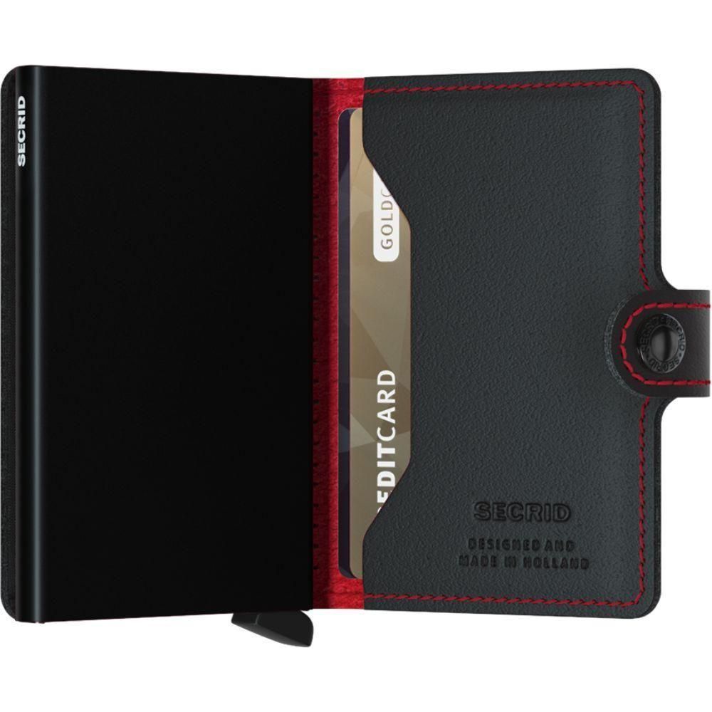 Miniwallet - Secrid - perforated black/red - Tech Wallet
