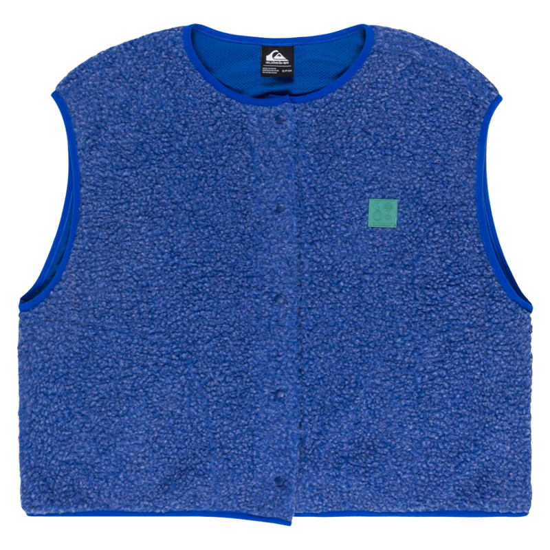 Cropped Vest - Quiksilver - Surf the Web - Fleece Weste