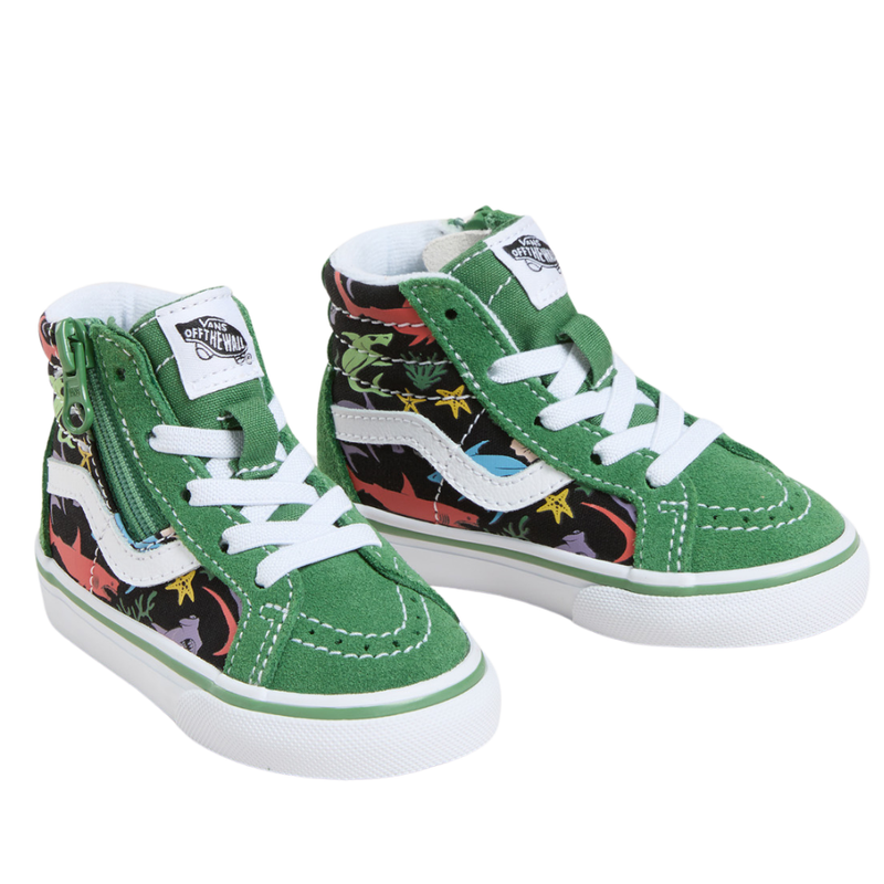 SK8-Hi Reissue Side Zip - Vans - Glow Sharks Green/Mu - Sneaker High