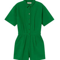 CLOVER GREEN AGATA JUMPSUIT - Thinking Mu - Green - Jumpsuit	
