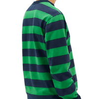 BLUE NIGHT STRIPES EMILIO T-SHIRT - Thinking Mu - Multicolor -  T-Shirt Langarm