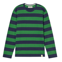 BLUE NIGHT STRIPES EMILIO T-SHIRT - Thinking Mu - Multicolor -  T-Shirt Langarm