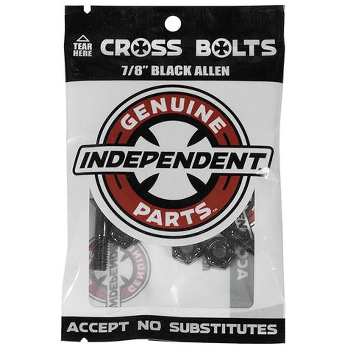 Mounting-Kits 7/8 Inbus - Independent - Black - Skate Zubehör