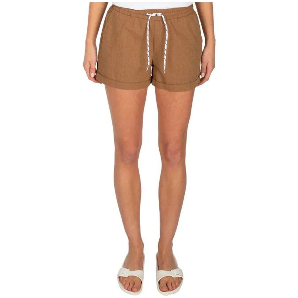 Chambray Girl Short - IRIEDAILY - CARAMEL - SHORT
