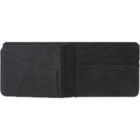 Von Primo - Quiksilver - Black - Ledergeldtasche