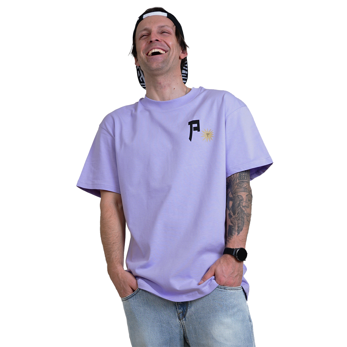 Snaphlower Tee - Phieres - Lavender - T-Shirt