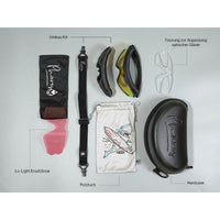 Sharkbiteph Plus - Phieres - Matt Black/ Gray Lens Full Revo Black red - Technische Sonnenbrille 