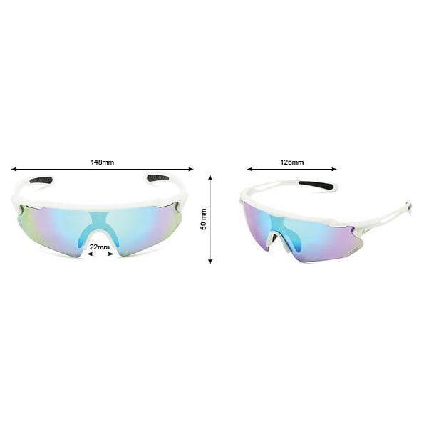 Samuraiph - Phieres - Matt Wht/Ice Blue - Technische Sonnenbrille