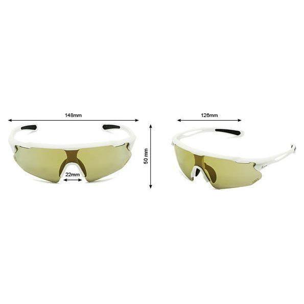 Phieres - Samuraiph - matt wht/ k gold - technische Sonnenbrille