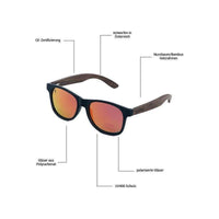Pheezy-Phieres-Dark Grey / Red Polarized-Sonnenbrille