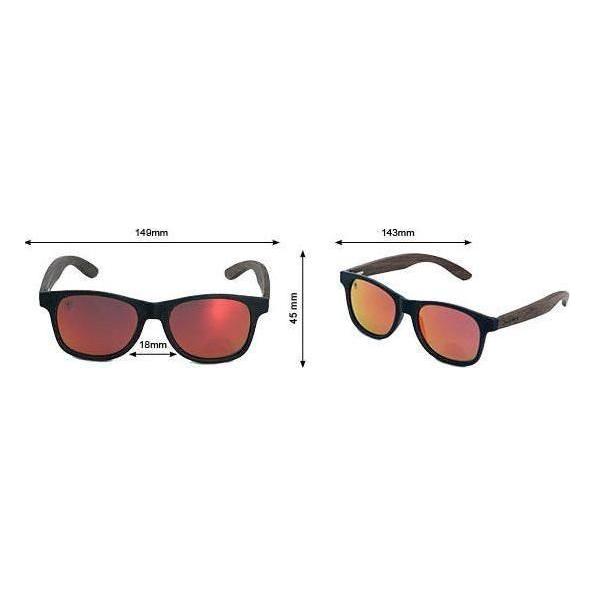 Pheezy-Phieres-Dark Grey / Red Polarized-Sonnenbrille
