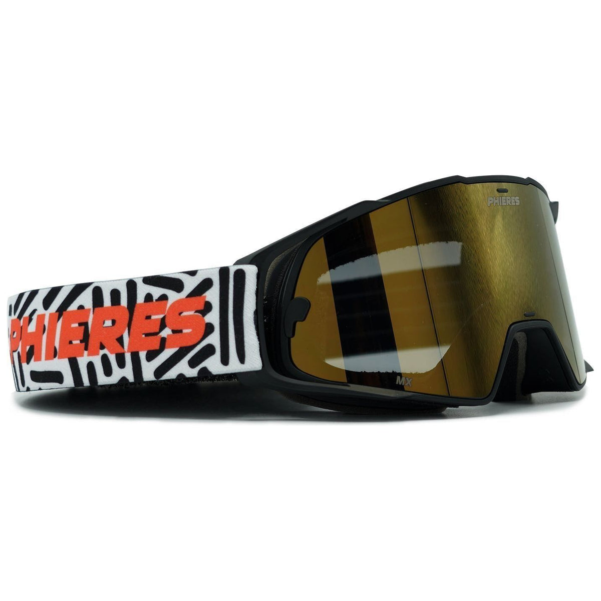 Ophride MTB - Phieres - Mtt Blk/FRevo K Gold - Bike Goggle 