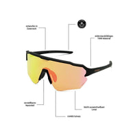SandgraiphStandard - Phieres - Mtt BLK/Orange Blk R - Technische Sonnenbrille