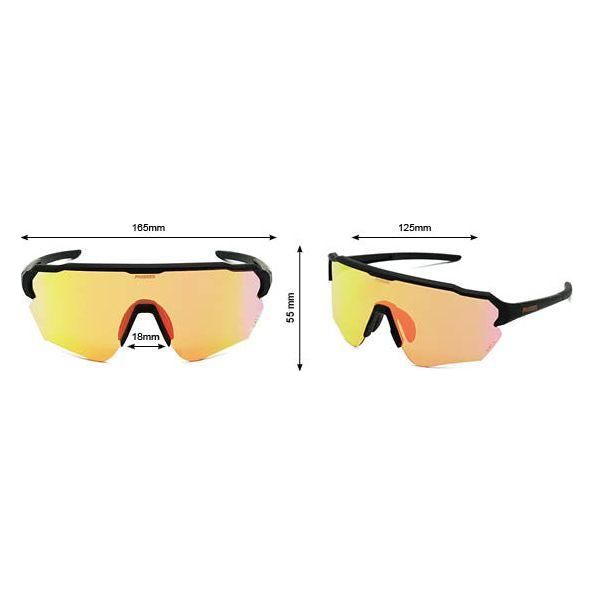 SandgraiphStandard - Phieres - Mtt BLK/Orange Blk R - Technische Sonnenbrille