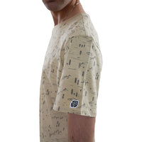 BN-SquareNOblock Tee T-Shirt - BenonConform - Natur/Pale Khaki/Pri - T-Shirt
