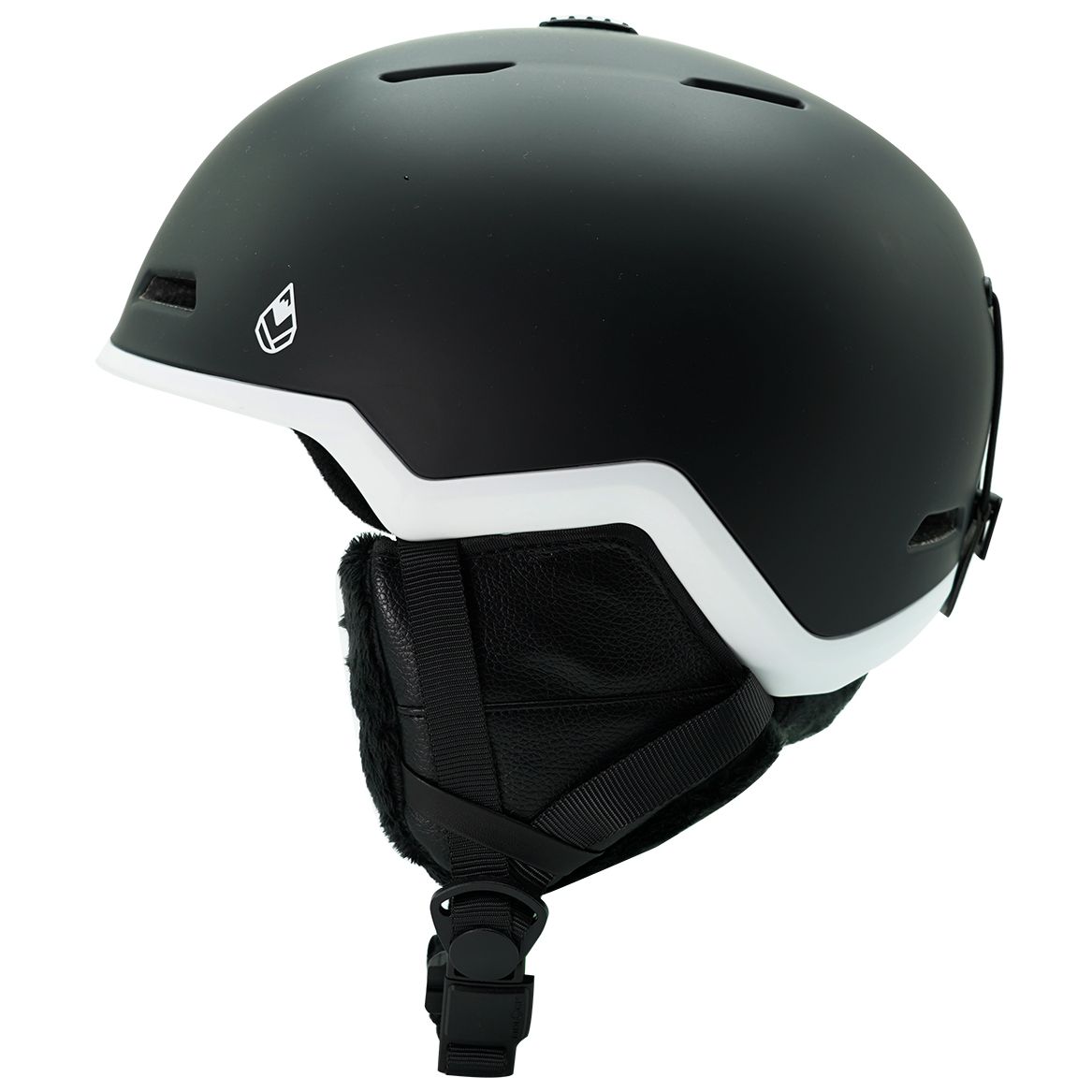 Akupho - Phieres - Matt Blk Wht - Snowboard Helm