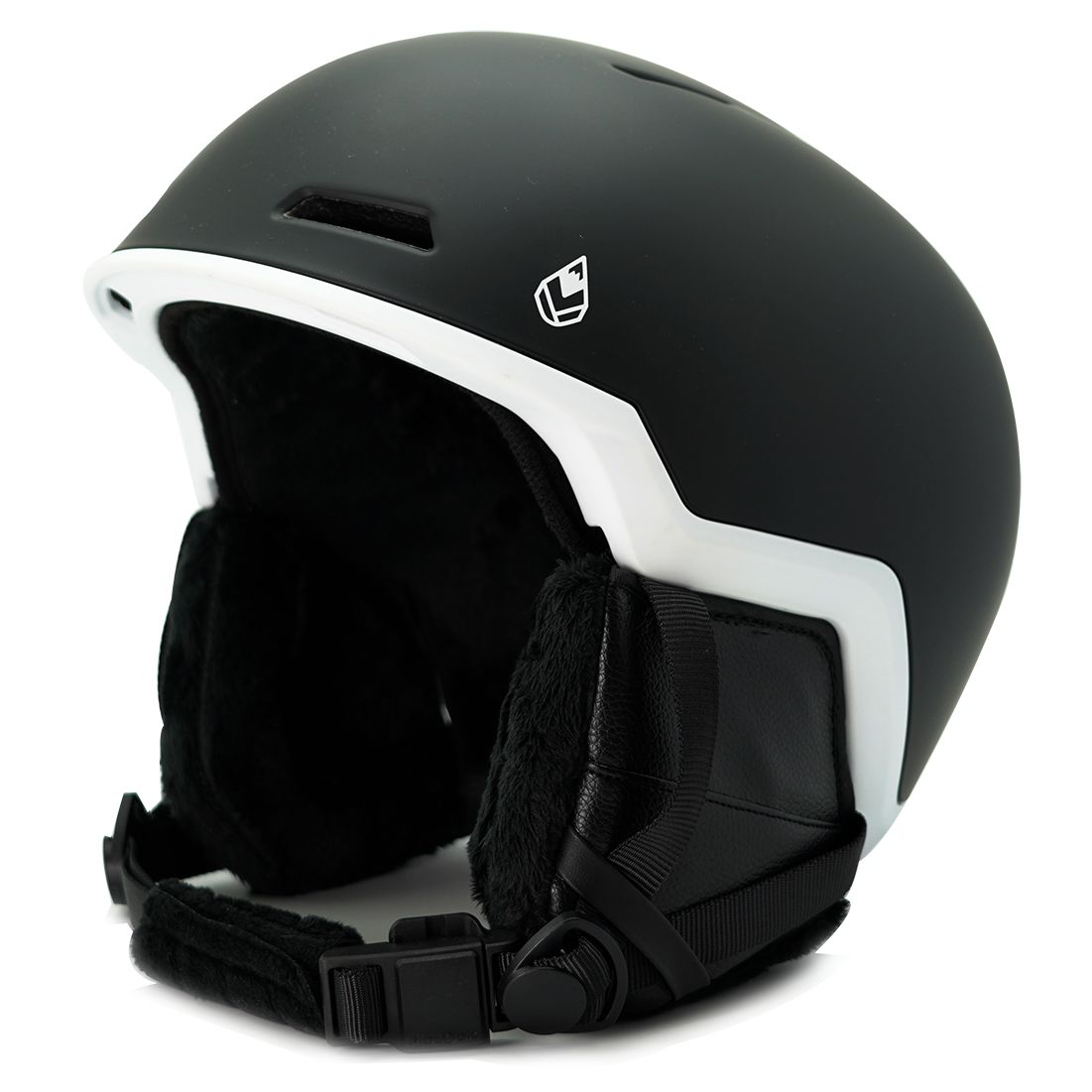 Akupho - Phieres - Matt Blk Wht - Snowboard Helm