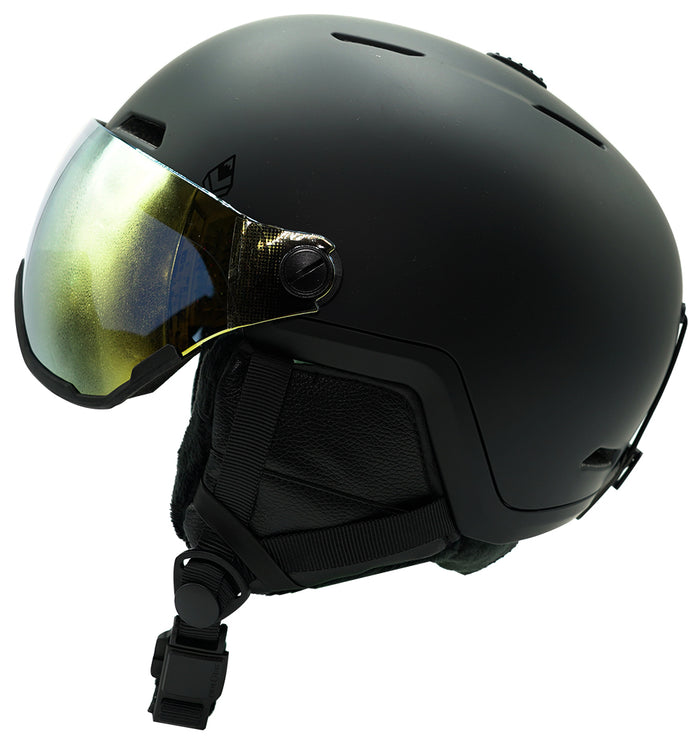 Akupho Shield - Phieres - Matt Black - Snowboard Helm