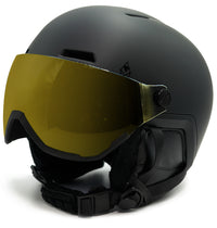 Akupho Shield - Phieres - Matt Black - Snowboard Helm