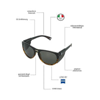 Phirchill - Phieres - Mt Blk Tort Brn / Gr - Sonnenbrille