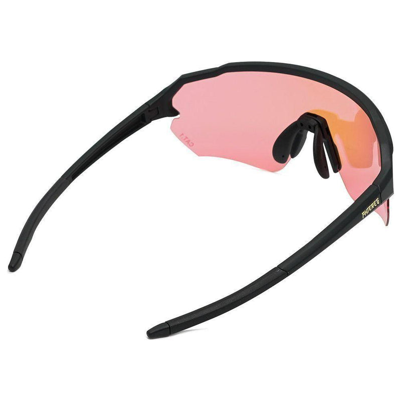 Sandgraiph Ltd - Phieres - Mtt Blk/Pink Green - Technische Sonnenbrille