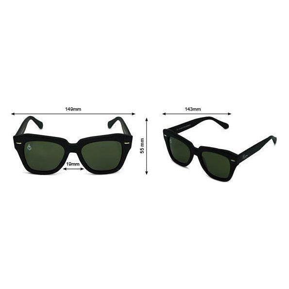 Instinctiph - Phieres - Matte Black-G15 Pola - Sonnenbrille