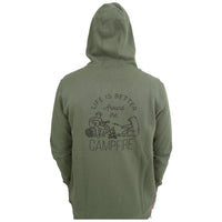BeCampNOfire ZH - Benonconform - Mid Olive - Zip Hoodie